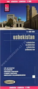 Uzbekistan - odolná mapa