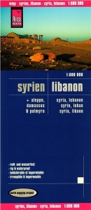 Sýria a Libanon - odolná mapa