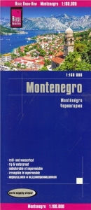 Čierná Hora (Montenegro) - odolná mapa