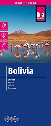 Bolívia - odolná mapa