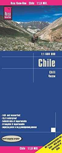 Čile - odolná mapa